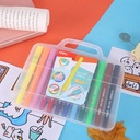 Deli Felt Pen / Spidol 12/24 Warna Terang Nyaman Digenggam EC106X4