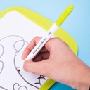 Deli White Board\Papan Tulis Anak Dengan 2 Sisi Dapat Ditulis E8703