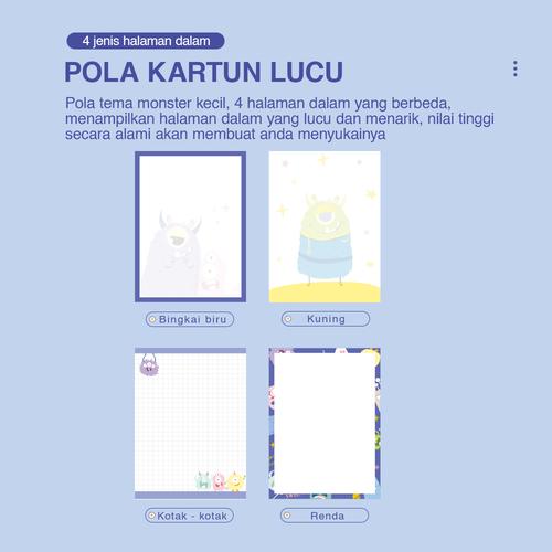 Deli Memo Pad / Buku Memo 100 Lembar Sampul PET 21718 21720