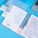 Deli File Folder Jepit Jepitan Tunggal /Ganda Warna Pastel 6451X