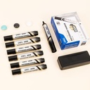 Deli Marker / Spidol Papan Tulis Tinta Tebal Tinta Hitam/Biru EU008