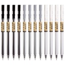 Deli Gel Pen / Pulpen Gel Warna Hitam 0.38mm A025B-01