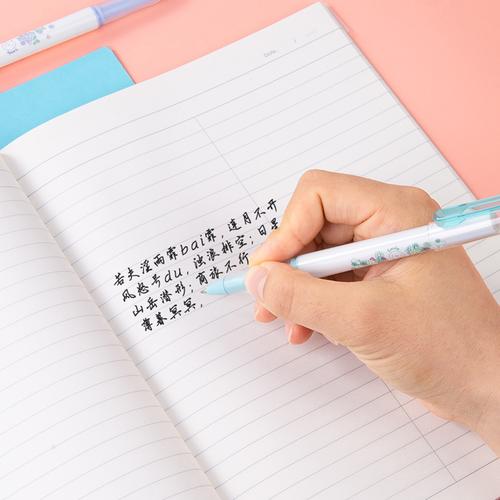 Deli School Gel Pen Pulpen Sekolah 0.35/0.38/0.5mm Tinta Warna Hitam