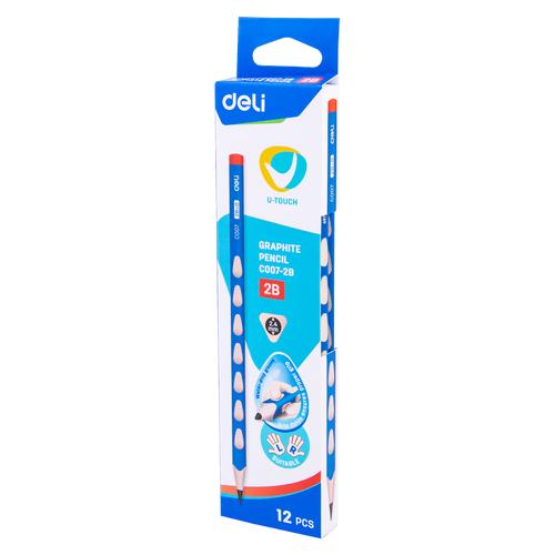 Deli Graphite Pencil Pensil Grafit 2B isi 12 pcs EC005-2B
