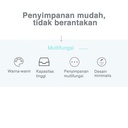 Deli Desk Organizer Business Style Laci Kotak Penyimpanan Barang 8900