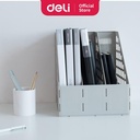 Deli Rak Kertas / File Berbahan Plastik Isi 3kotak/4kotak 78990/78991