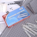 Deli Paper Fasteners Alat Pengikat Kertas ukuran 80mm 2 lubang E5549