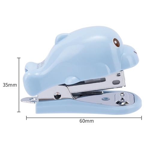 Deli Mini Stapler Set lumba-lumba #12 isi 24/6 26/6 0454
