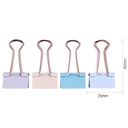 Deli Elegant Clip Klip Kertas / Penjepit Kertas Elegan 25 mm 9423