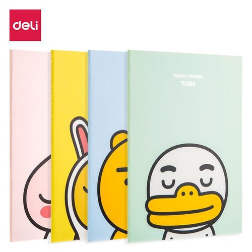 Deli Buku tulis,Seri KAKAO 250x179mm B5 40 halaman,4 Pola PFB540