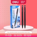 Deli Pulpen Bolpoin Cetek / Retractable Ballpoint Pen - 0,5mm EQ02420
