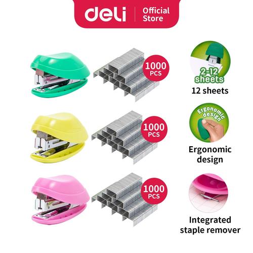 Deli E0220 15sheets stapler
