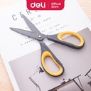Deli E6055 Coated Office Scissors(Brown)