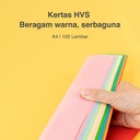Deli Kertas Copy Berwarna A4 210*297mm 100Halaman/PACK 9 Warna 7788