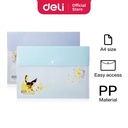 Deli File Bag Tempat Menyimpan untuk kebutuhan sekolah pelajar 72592