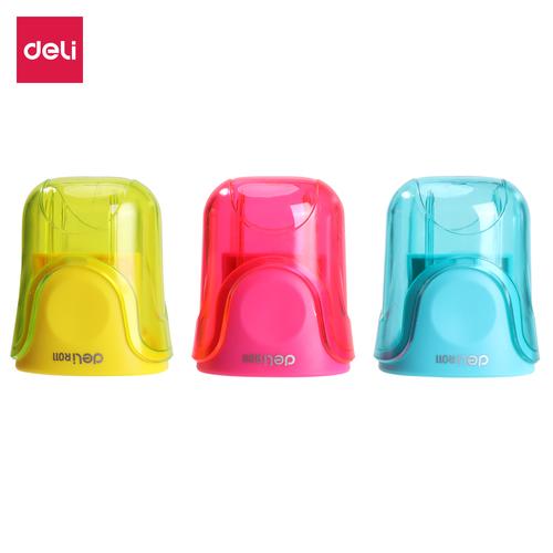 Deli ER01100 2-hole Sharpener φ8mm/φ12mm 3C / Rautan 1 Lubang 8 mm
