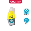 Deli EA49011 Correction Tape Transparent/ Tip X