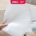 Deli E5707 Map L A4 Clear Holder / Display Book (Asst.) 100 Pcs
