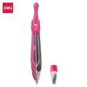 Deli EG20502 Jangka-Zamak Compass w/pencil lead 2pcs 3C-Pink