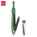 Deli EG20302 Jangka&Pensil Mekanik-Zamak Compass