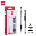 Deli E6600 gel pen black 12PCS / box