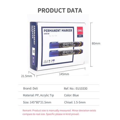 Deli Acrylic Tip Permanent Marker EU10320 EU10330 EU10340