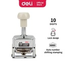 Deli E7510 Alat Penomoran / Numbering Machine - 10 angka