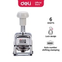Deli Alat Penomoran / Numbering Machine - 6 digits E7506