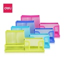 Deli E9154 Tempat Alat Tulis-Mesh Desk Organizer 3 Comp