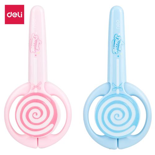 Deli E6069 Scissors w/sleeve / Gunting Kertas