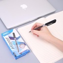 Deli EQ00820 BallPoint Pen / Pulpen 0.5mm Hitam 1 BOX / 12 Pcs