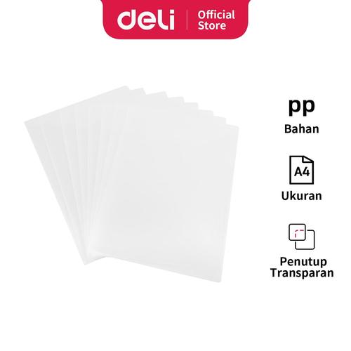 Deli E5707 Map L A4 Clear Holder / Display Book (Asst.) 100 Pcs