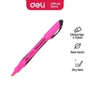 Deli EU35140 Highlighter- Pink