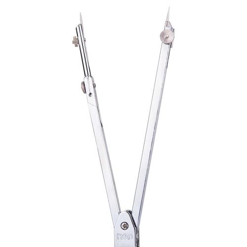 Deli E8604 Jangka-Metal 5pcs Compass w/pencil leads Ink Drawer Silver
