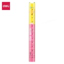 Deli EG00902 School Drafting/Penggaris-PS Cartoon Slim Ruler 12cm