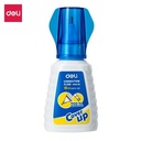 Deli EH10310 Tip X-Correction Fluid 18ml Steel & Brush Duo Applicator