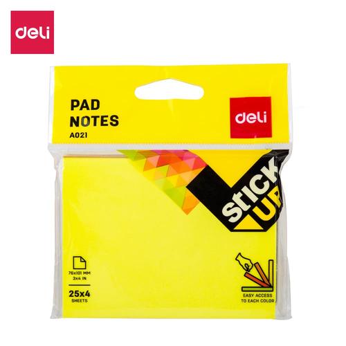 Deli EA02102 Memo tempel - Flip Sticky Notes 76×101mm 3''