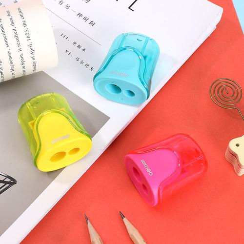 Deli ER01100 2-hole Sharpener φ8mm/φ12mm 3C / Rautan 1 Lubang 8 mm