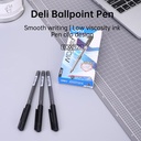 Deli EQ00920 Pulpen 0.7mm Tinta Hitam 1 BOX / 12 Pcs