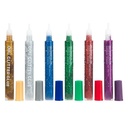Deli EA71101 Classic Glitter Glue 12ml 6C / Lem Glitter isi 6