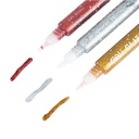 Deli EA71001 Classic Glitter Glue 12ml 3C / Lem Glitter isi 3
