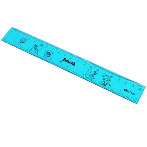 Deli EG01302 Ruler 20 cm Explora / Penggaris 20 cm Explora