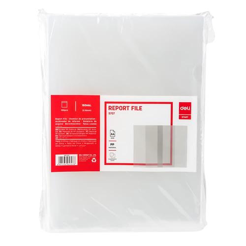 Deli E5707 Map L A4 Clear Holder / Display Book (Asst.) 100 Pcs