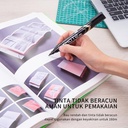 Deli EU10220 (BOX) Permanent Marker/Spidol Permanen-Hitam 12 Pcs