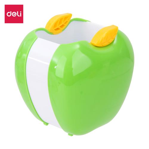 Deli E9139 Tempat Pulpen-PS Apple Pen Stand Red Green