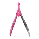 Deli EG20502 Jangka-Zamak Compass w/pencil lead 2pcs 3C-Pink