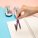 Deli EG20302 Jangka&Pensil Mekanik-Zamak Compass