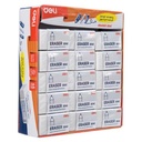 Deli E3041 Eraser/Penghapus-EcoPVC Eraser 40×22×12mm Soft 2B White