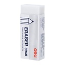 Deli E3040 Eraser/Penghapus-EcoPVC Eraser 60×24×12mm Soft 2B White