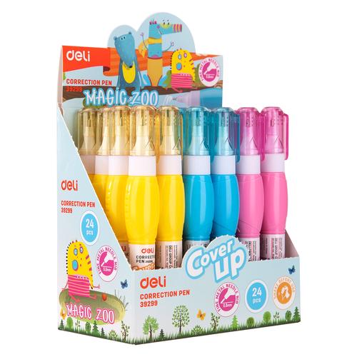 Deli E39299 Tip X-Correction Pen Steel Tip 7ml 3C Bottle